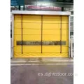 Puerta de tela PVC de apilamiento resistente al viento para almacén